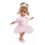 Lalka bobas Llorens Elena Ballerina wysokość 35 mm materiał i winyl beżowy różowy biały zalecane 3+