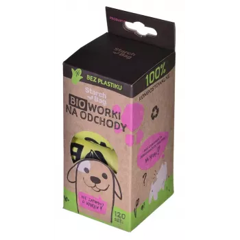 WOREK SKROBIOWY - torebki na psie odchody - 8 x 15