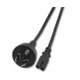 Microconnect PE030718AUSTRALIA kabel zasilający Czarny 1,8 m Wtyk C7