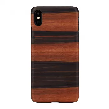 Etui na smartfona man and wood do iPhone XS Max — hebanowa czerń, ochronna twarda tylna obudowa