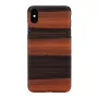 Etui na smartfona man and wood do iPhone XS Max — hebanowa czerń, ochronna twarda tylna obudowa