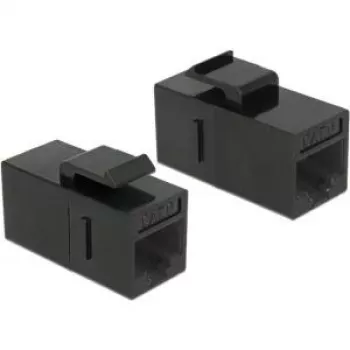 Keystone Module DeLOCK 86381 kątowy Czarny RJ-45