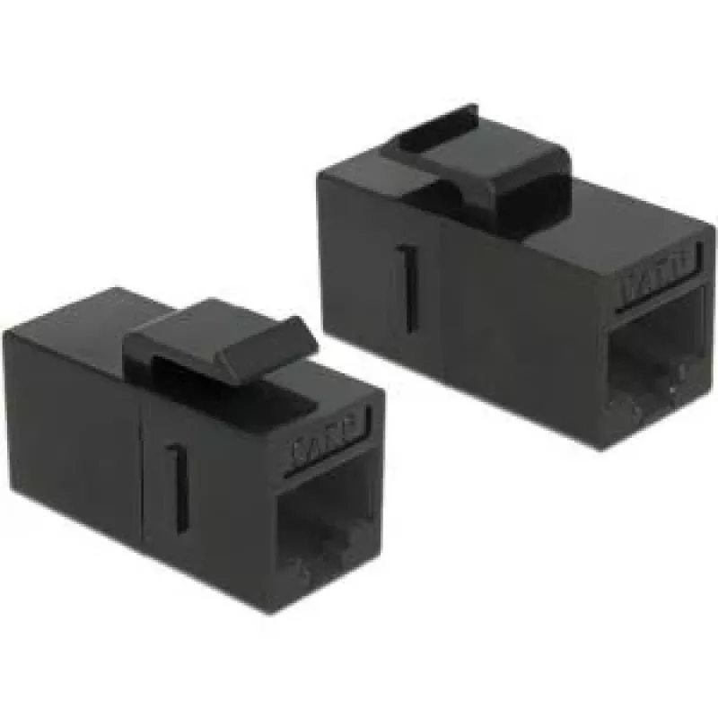 Keystone Module DeLOCK 86381 kątowy Czarny RJ-45