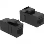 Keystone Module DeLOCK 86381 kątowy Czarny RJ-45