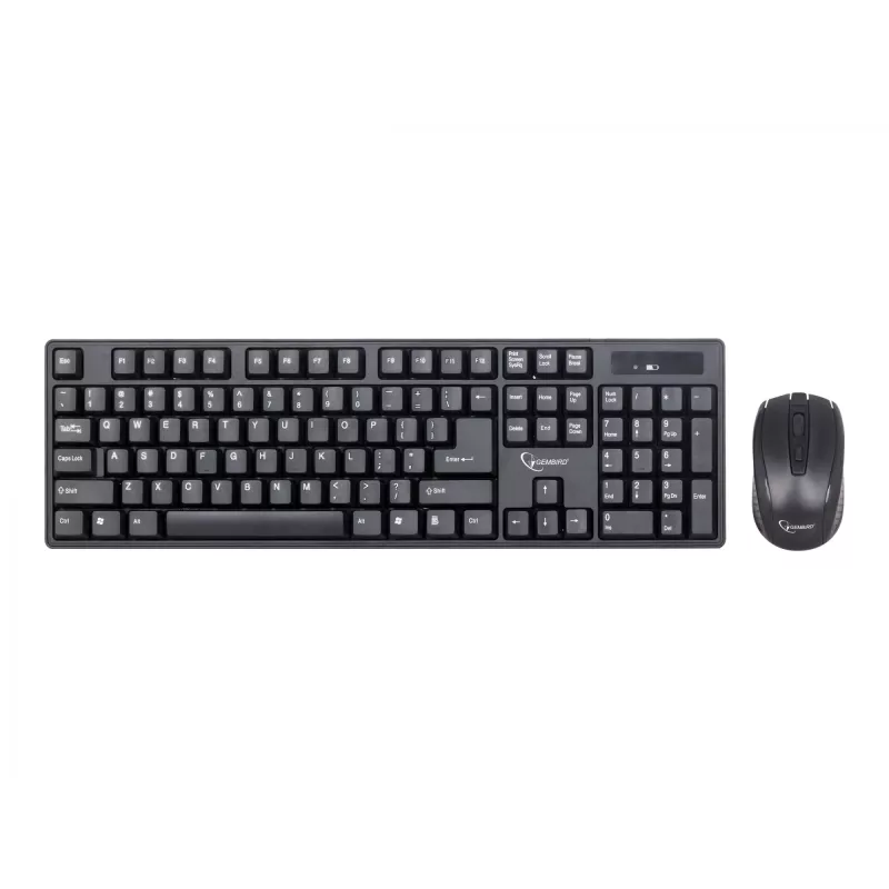 Zestaw klawiatura + mysz czarny/bezprzewodowy