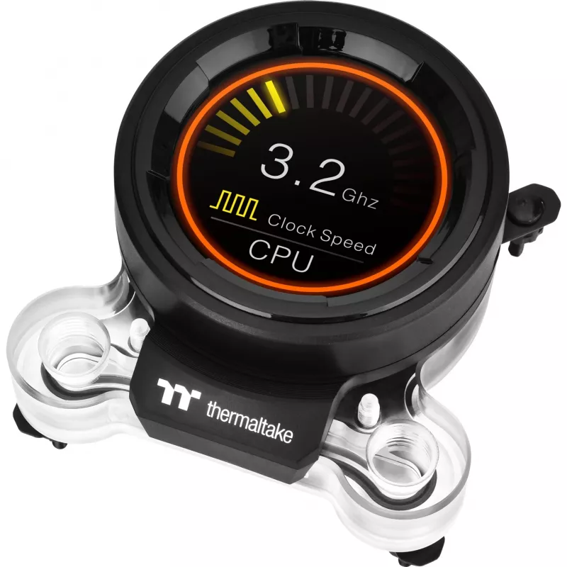 Blok wodny CPU Pacific MX2 Ultra, miedziany, z wyświetlaczem LCD 2,1 cala i czujnikiem temperatury