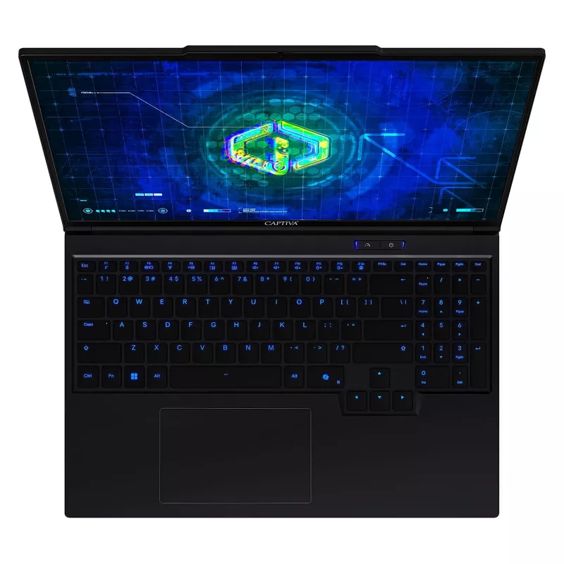 Laptop Captiva 99480 — model 99480, no OS installed, onboard/discrete GPU not available