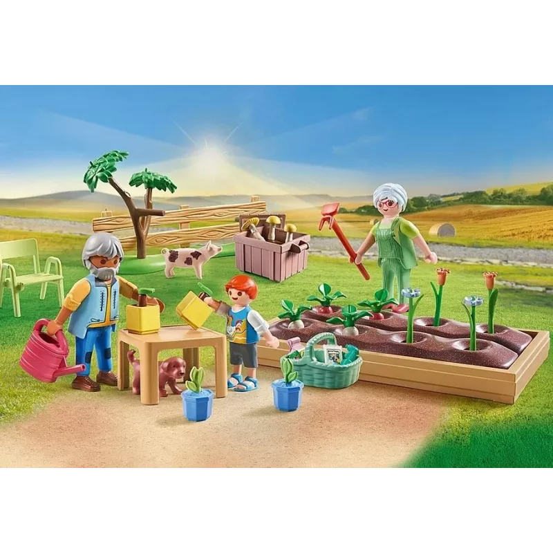 Playmobil 71443 Country: Ogródek warzywny z dziadkami