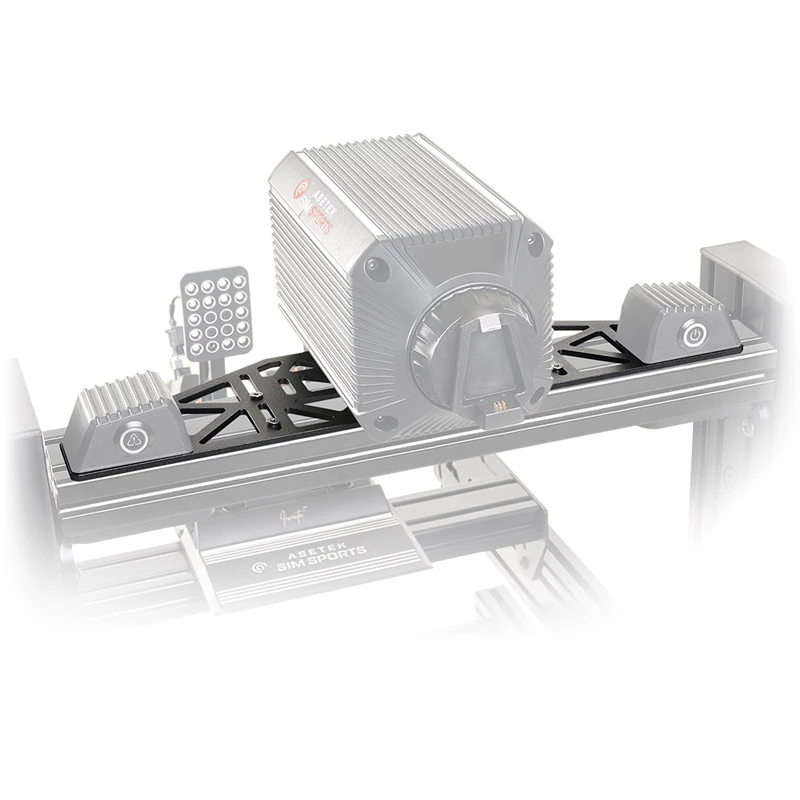 Uchwyt montażowy Asetek SimSports 460×120×5 mm, stal, czarny
