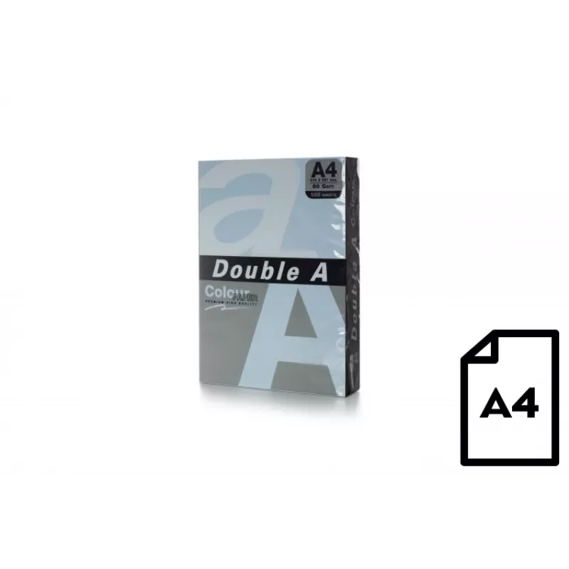 Papier kolorowy Double A, 80g, A4, 500 arkuszy, Ocean