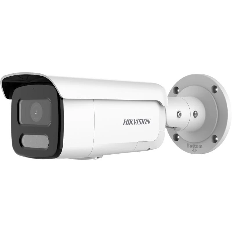 Kamera IP typu bullet Hikvision Pro Series z ColorVu DS-2CD2T47G2H-LISU/SL(2.8mm)(eF), do użytku wewnętrznego i zewnętrznego, 2688 x 1520 pikseli, sufit/ściana