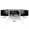 Filtr prywatności Qoltec GDPR 23 cale | 16:9 | Ochrona oczu | Panoramiczny