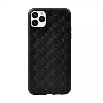 Miękkie etui ochronne Devia Woven2 do iPhone 11 Pro Max, tkana tekstura, czarny
