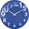 Zegar ścienny NeXtime 3077bl 3D, Ø39,5 cm, niebiesko-biały