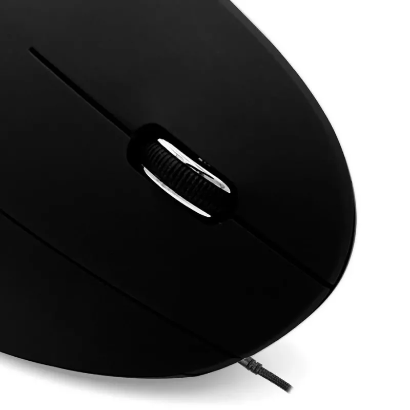 MEDIA-TECH VERTIC MT1122 Przewodowa mysz pionowa 6400 DPI Czarna