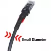 Kabel sieciowy PatchSee TP-6A-F/5 Czarny 1.5m Cat6a F/FTP