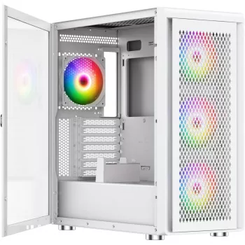 Obudowa PC Silentware Air 100 biały — mid-tower kompatybilna z ATX, białe wykończenie