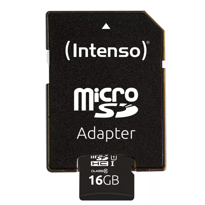 Intenso Performance - Karta pamięci flash (microSDHC/SD-Adapter w zestawie) - 16 GB - UHS-I U1 / Class10 - microSDHC UHS-I