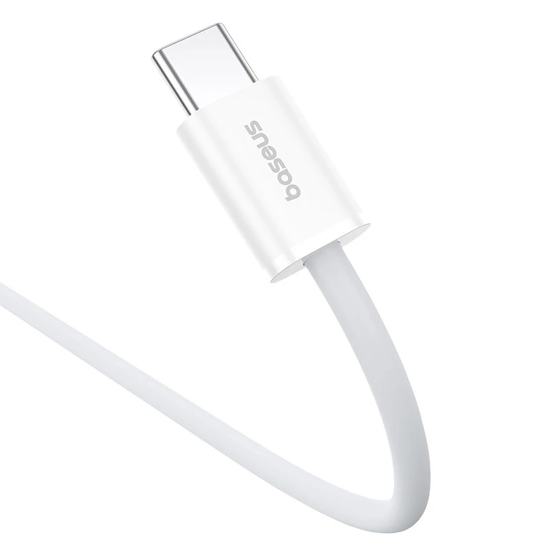 Baseus Superior USB C na USB C kabel do transmisji danych 2 m 30 W biały