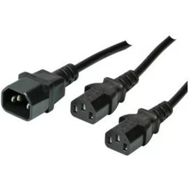 Kabel C13 coupler ShiverPeaks C13/2 x C13 F/M 1.8m