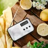 Przenośne radio cyfrowe Adler AD 1907 — AM/FM, tuner cyfrowy, alarm, USB-C, bateria 600 mAh, LCD, 20 ustawień, antena teleskopowa