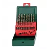 Zestaw wierteł Metabo HSS Cobalt 19 szt. DIN 338, chwyt cylindryczny