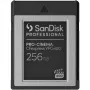 Karta SANDISK Professional PRO-CINEMA 256GB CFexpress VPG400 Typ B do 1700MB/s odczyt, 1400MB/s zapis