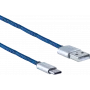 Kabel USB ShiverPeaks BS14-50024 USB 2.0 2m USB A USB C Niebieski