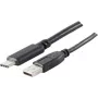 Kabel USB S/CONN 77143-1.8 USB 2.0 1.8 m USB A USB C Czarny