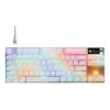 Mechaniczna klawiatura gamingowa TKL STEELSERIES Apex Pro TKL Gen 3 biała — układ US, RGB, regulowane przełączniki