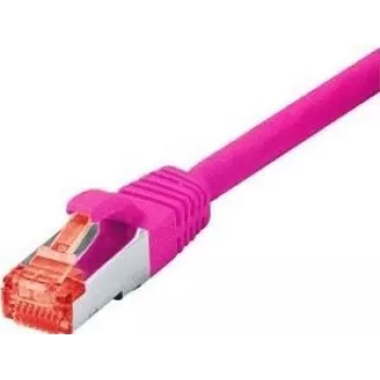 Tecline 71510P Ethernet kabel krosowy magenta