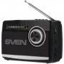 Głośnik SVEN SRP-155, czarny (3W, Bluetooth, FM/AM/SW, USB, microSD, latarka, bateria)