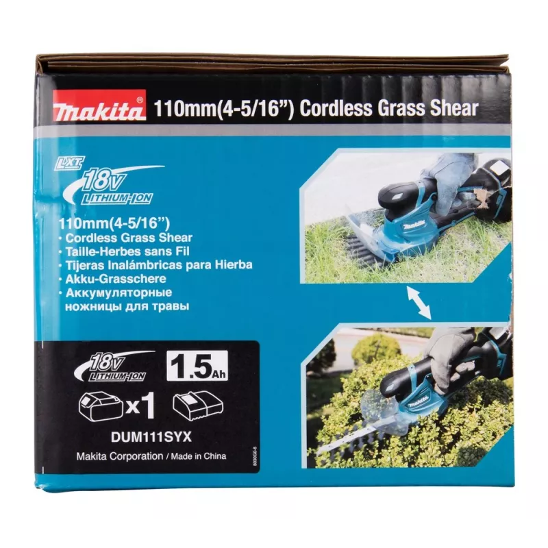 Makita DUM111SYX podkaszarka/strimmer 27 W Bateria Czarna, Niebieska