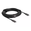 Kabel DeLOCK Active Optical USB-C Video + Data + PD 10 m czarny