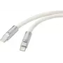 Kabel Renkforce USB-C® USB 2.0, wtyk USB-C®, wtyk USB-C®, 1,00 m, biały RF-6056876 (RF-6056876)