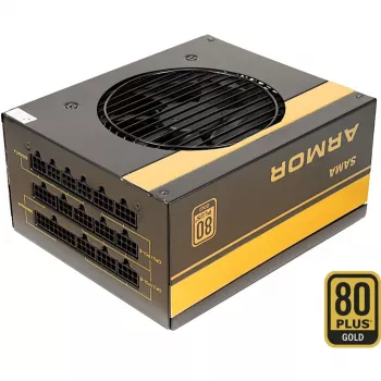SAMA FTX-850-B ARMOR 850W, zasilacz PC czarny, 4x PCIe, zarządzanie kablami, 850 W