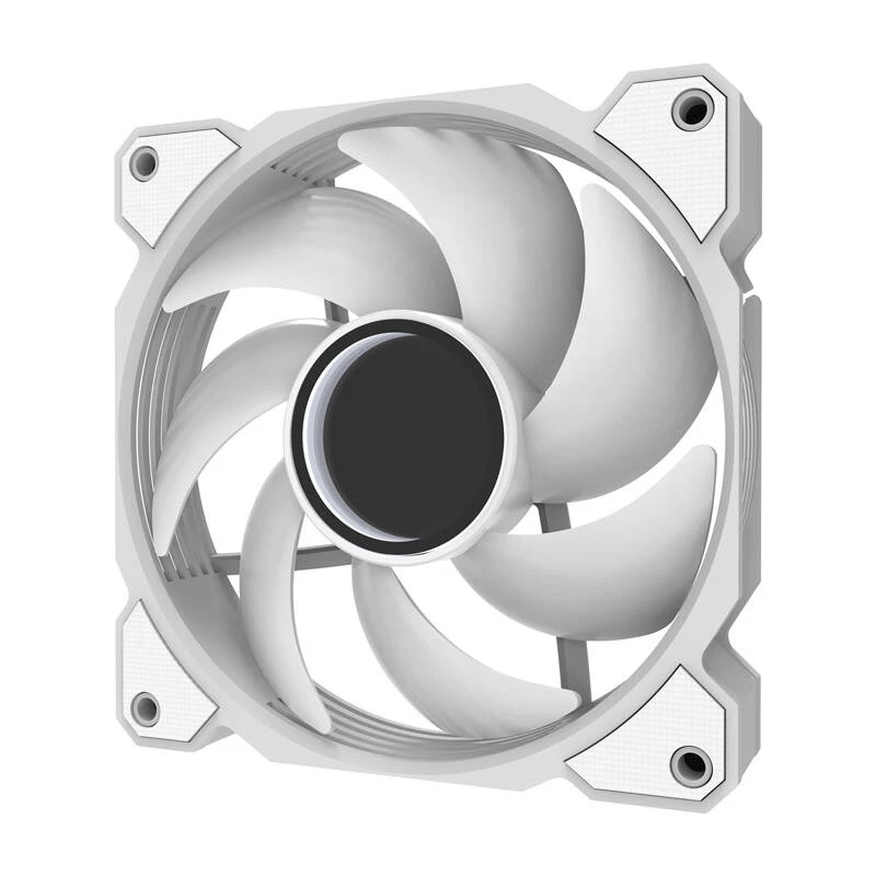 Darkflash DR08 Cooling Fan (biały) — wentylator obudowy/CPU, model DR08 biały, pojedynczy wentylator 120 mm