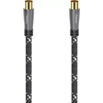 Kabel koncentryczny Hama 00205070 1,5 m czarny, szary