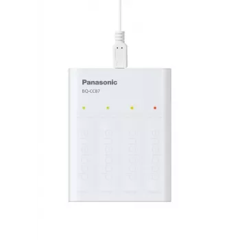 Ładowarka USB PANASONIC Eneloop Smartplus BQ-CC87 + 4x AA 2000 mAh (K-KJ87MCD40USB)