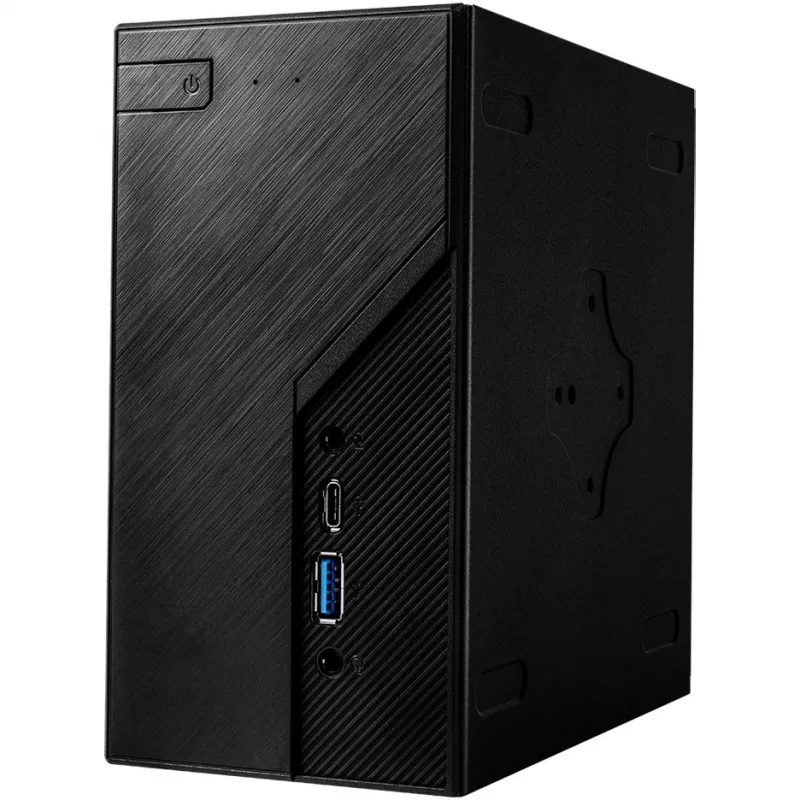 ASRock DeskMini H470 - Barebone - Mini-PC - gniazdo LGA1200 - Intel H470 - brak procesora - RAM 0 GB - GigE