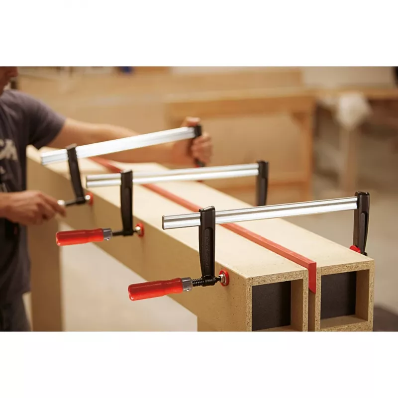 Zacisk śrubowy BESSEY TPN20BE 20 cm Aluminium Czarny Czerwony