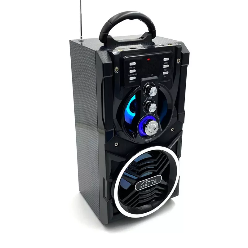 Głośnik stereo przenośny Media-Tech PARTYBOX BT MT3150 Czarny