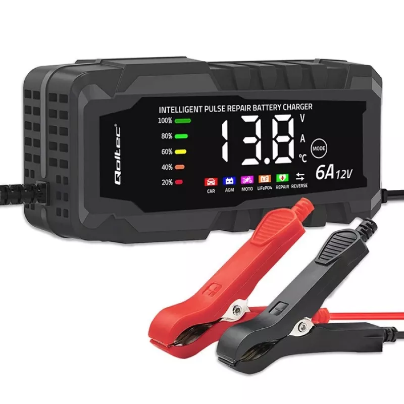 Prostownik 12V 6A z funkcją naprawy