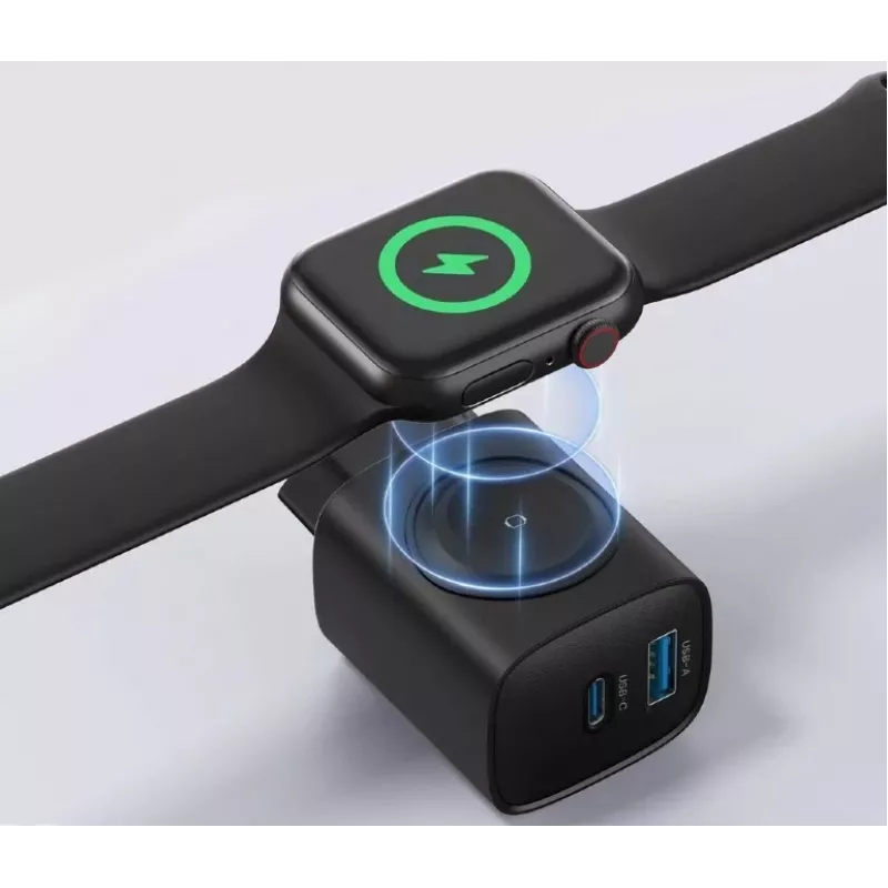 Ładowarka USB-A USB-C 20W PowerDelivery Quick Charge 3.0, czarna