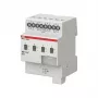 Aktuator przełączający (Schaltaktor) 4-kanałowy, 16 A, obciążenie C, ABB REG SA/S4.16.6.2