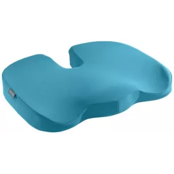 Leitz Ergo Cosy poduszka na krzesło, Poduszka na krzesło, Uniwersalna, Niebieska, Klin, Monochromatyczne wybarwienie, Zamek błyskawiczny