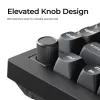 Klawiatura mechaniczna Keychron V1 Ultra 8K — format 75%, QWERTY, Bluetooth, RGB, czarna