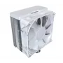 Chłodzenie powietrzne CPU Montech NX400, wentylatory 120 mm, białe, wymiary 156×74×120 mm, TDP 270 W