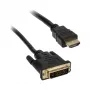 Kabel przejściowy wideo Akasa AK-CBHD06-20BK 2m DVI-D HDMI Czarny