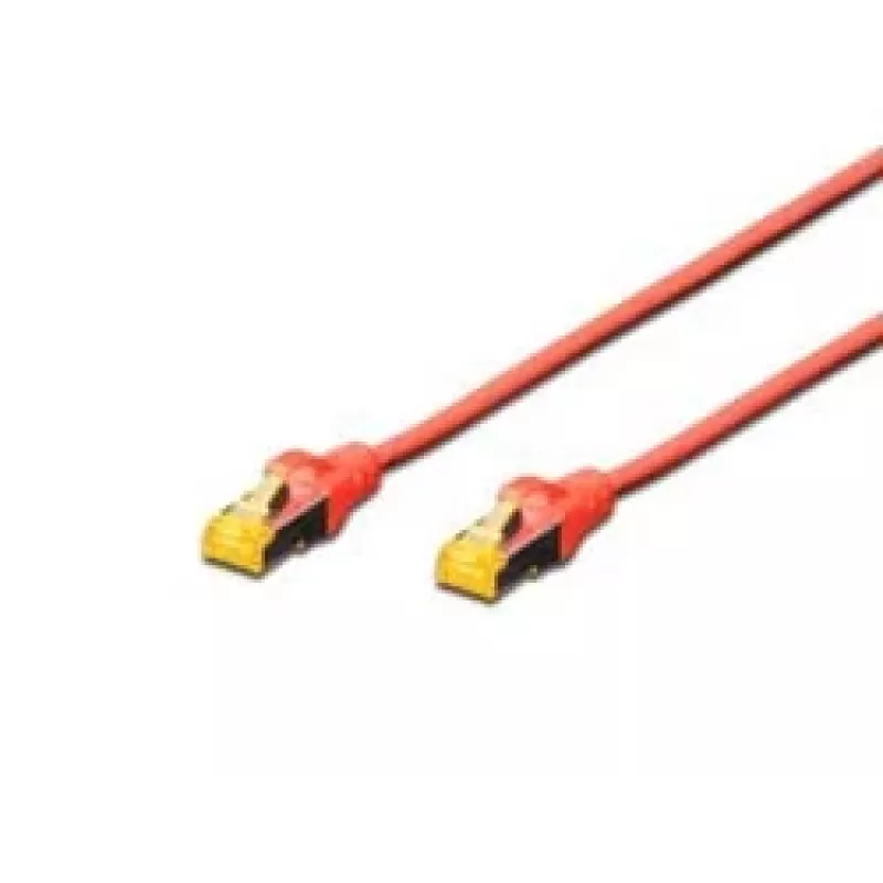 Kabel sieciowy Digitus CAT 6A S/FTP RJ-45 Cat6a 2m Czerwony